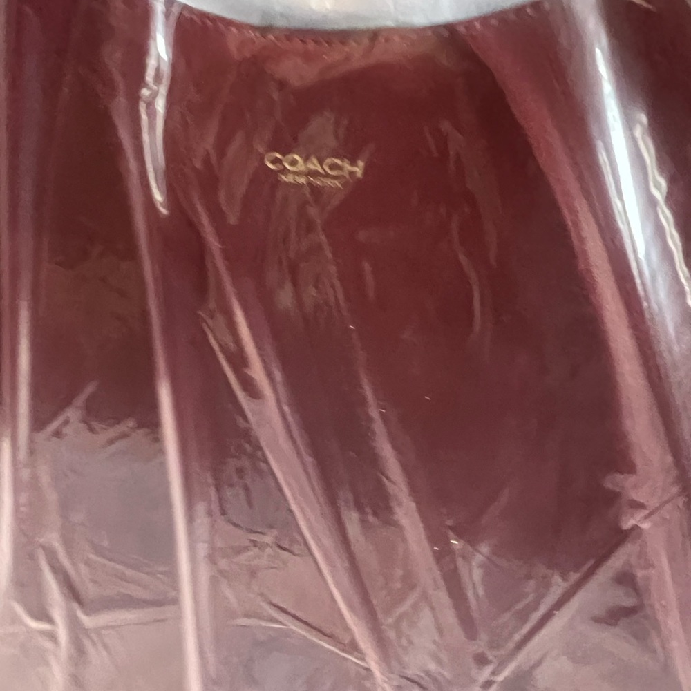 NWT Coach Brooklyn Ruby Red Leather Shoulder Hobo… - image 12